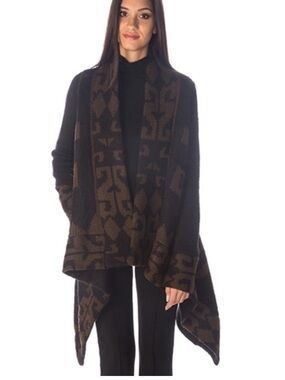 Line brand Aztec oversized sweater wrap